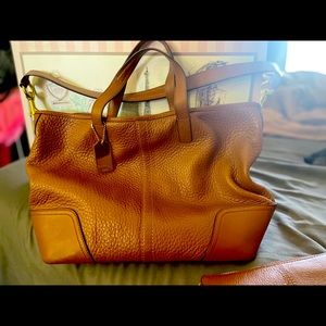 Coach rich coffee brown hobo pebble leather